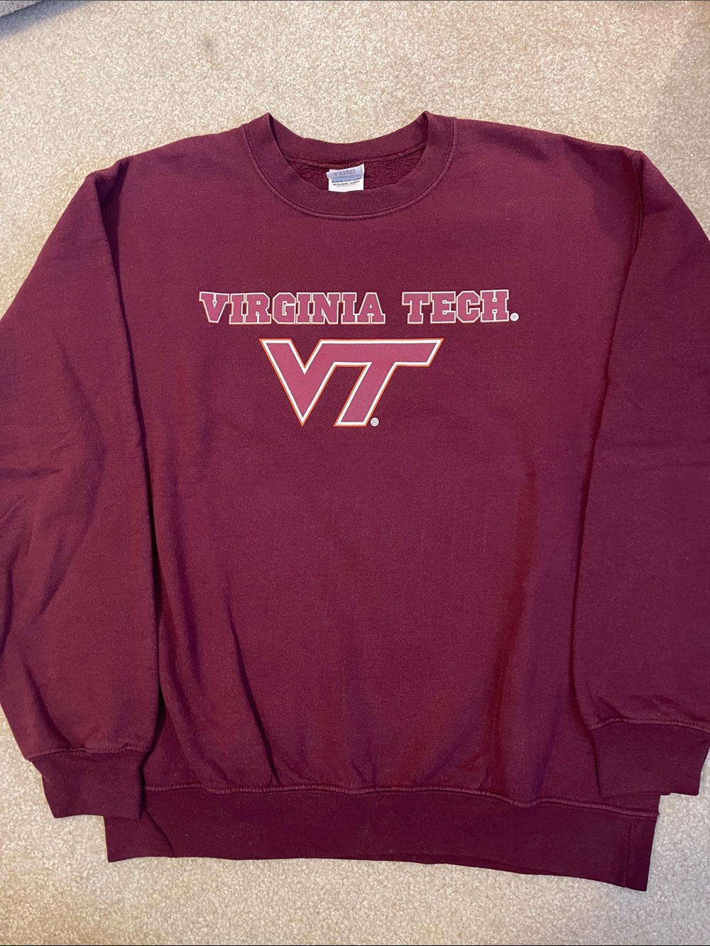 Gildan Heavy Blend Maroon Crewneck Sweatshirt